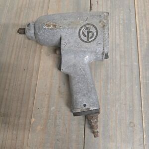 Chicago Pneumatic Impact Wrench Air Tool Silver Heavy Duty
